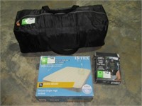 Air Mattress, 5 Gallon Camp Shower & Tent-