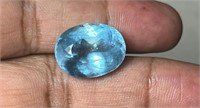 Natural Santa Maria Aquamarine 19.98 Cts - Certifi