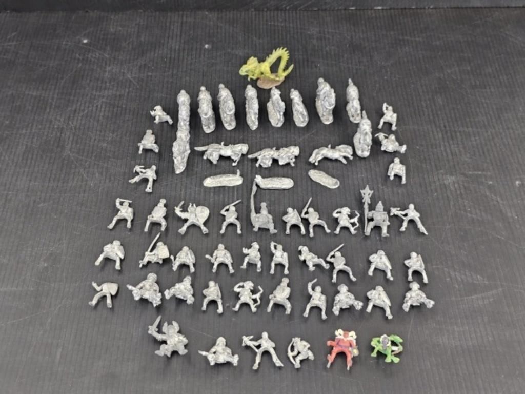 OVER 50 MINIATURES - NO VISIBLE COMPANY NAME