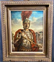 Soldier Of Rome, Oil On Board