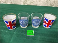 Beatles Story Collectible Shot glasses