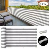 Balcony Privacy Screen Fence Cover, 3ft
