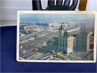 20th century train post card Posted