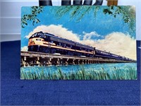 20th century train post card Posted