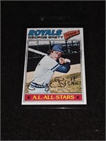 1977 Topps George Brett Royals A.L. All-Stars