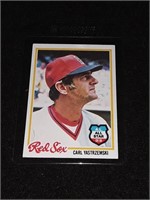 1978 Topps Carl Yastrzemski Red Sox