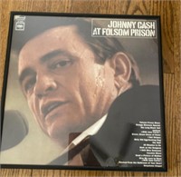 Framed Johnny Cash Album