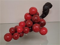 1970's Heavy Grape Sculpture 13 inches