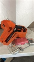 Stihl gas chainsaw and accessories