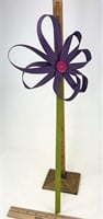 Longaberger NIB violet wood splint flower