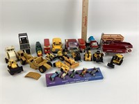 Matchbox style cars, Indiana school, bus, short