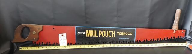 Mail Pouch Tobacco Cross Cut Saw