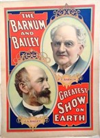 BARNUM & BAILEY - GREATEST SHOW ON EARTH POSTER