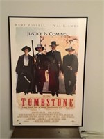 Vintage Theater Tombstone Framed Poster