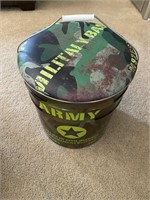 ARMY Seat / Storage Bucket with Handle NEW