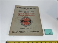 Vtg Steam Generator Maintenance Manual