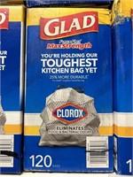 Glad clorox 120 trash bags