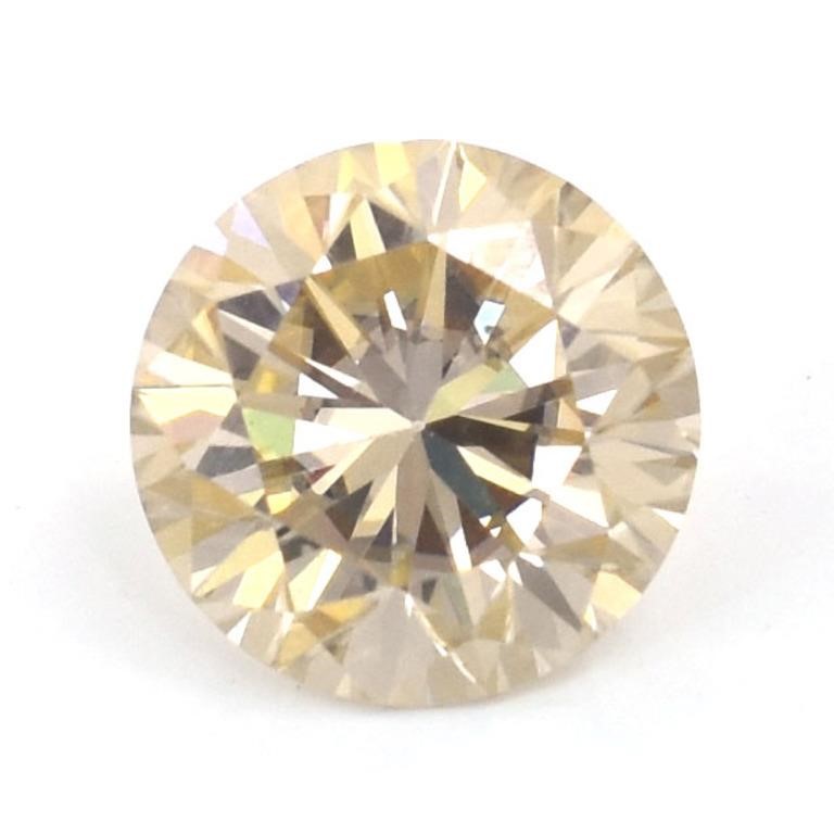 APPR $1900 2.95 Ct Round Moissanite M-N