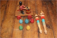 Vintage wooden toys