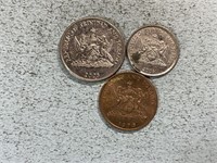 Coins from Trinidad and Tobago