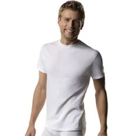 Hanes Men's Tagless T-Shirts, Pack of 4, Size L