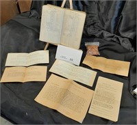 RR log book, memorabilia and vintage photos