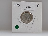 1961 90% Silver Roos Dime