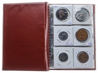 Coin Stock Book - 18 World Coins