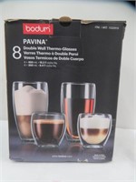 BODUM PAVINA DOUBLE WALL THERMO-GLASSES (8 PACK)
