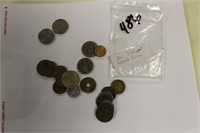 LOT OF 20 DIFFERENT WORLD COINS