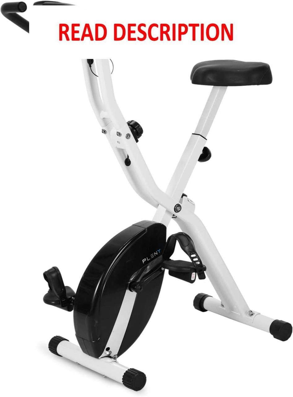 PLENY 3-in-1 Folding Exercise Stationary Bike