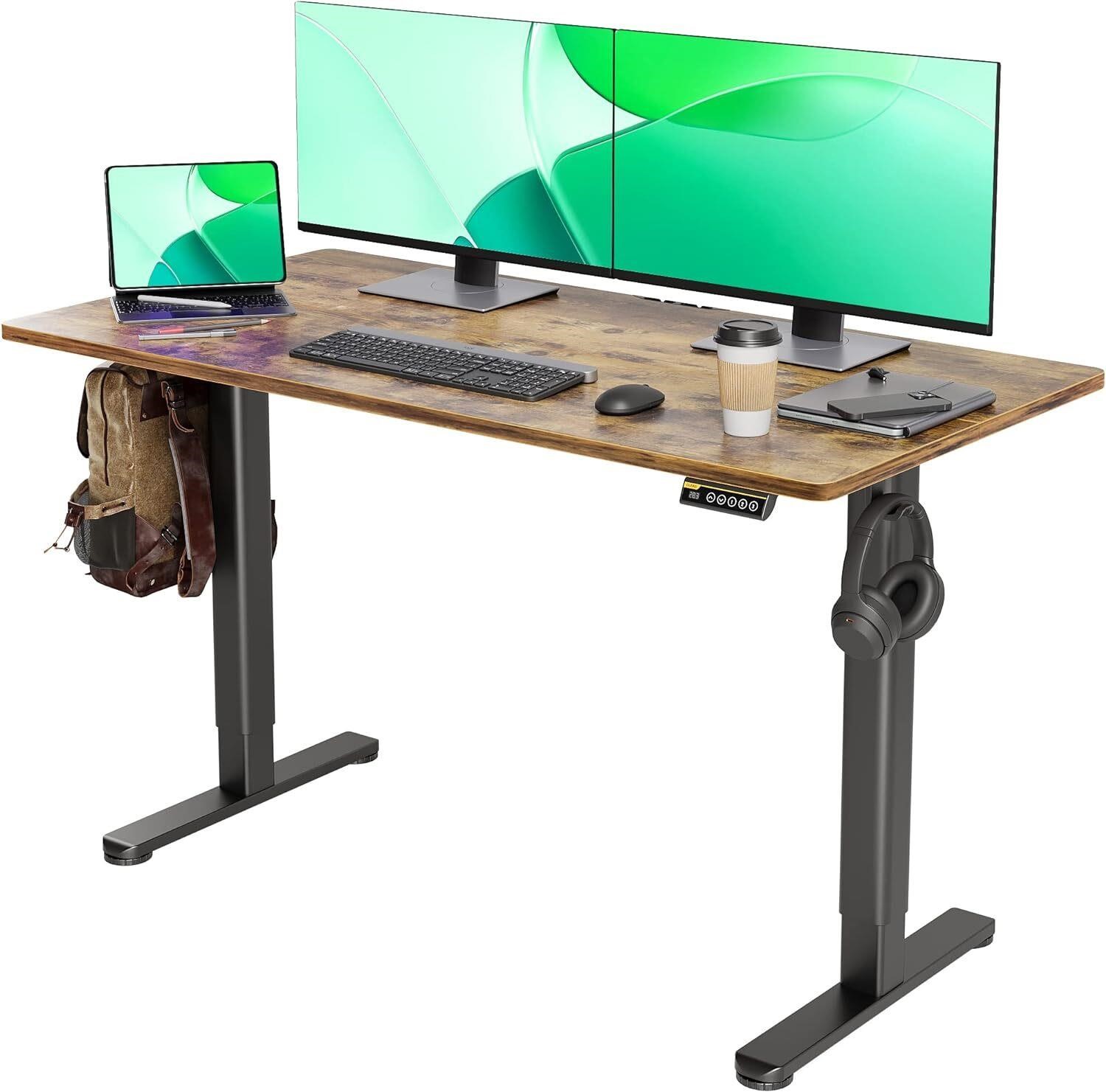 Claiks Adjustable Electric Standing Desk  55x24