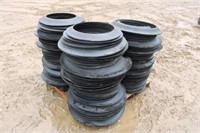 Approx (200) Tire Side Walls, Sizes Vary