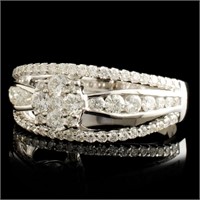 0.91ctw Diamond Ring in 14K Gold