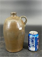 NICE 1/2 GALLON STONEWARE WHISKEY JUG