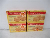 (4) "As Is" Mr. Christie’s Arrowroot Biscuits, 1