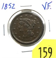 1852 U.S. Large cent