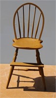 Wood Child Dinning Chair 38"Tall 22"Seat