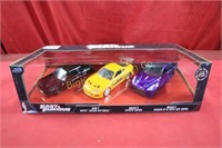 Fast & Furious Die Cast Cars 3 Cars in lot