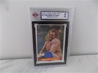 1985 OPC WWF #11 Savage Attack Randy Macho Man