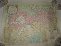1761 CANADA MAP older reproduction