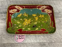 Super vintage metal chick and bug tray