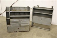 (2) METAL VAN TOOLBOXES, CAME OUT OF CHEVY EXPRESS