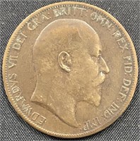 1903 - Ed VII one penny coin