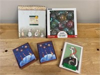 Selection of Christmas Ornaments & Cards