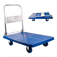Dawot 660lbs Foldable Platform Truck Dolly with Sw