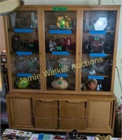 Mcm Basic-witz Sculpted Front 2-part China Cabinet