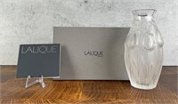 Lalique France Crystal Tulip Vase