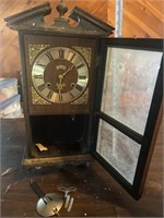 Antique wall clock ( needs cleaning) made in