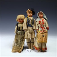 Three Antique Dolls